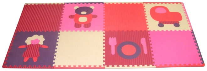 Puzzle en mousse Jouets de fille avec bordures