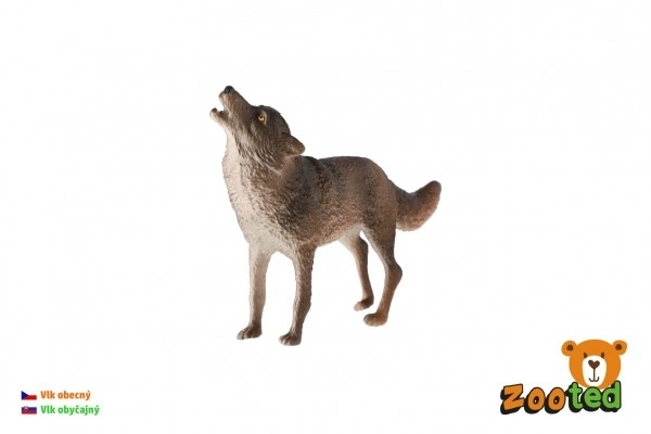 Loup commun zooted plastique 10cm dans un sac