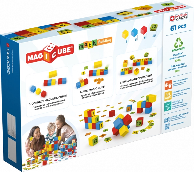 Geomag Magicube Math 61 pièces