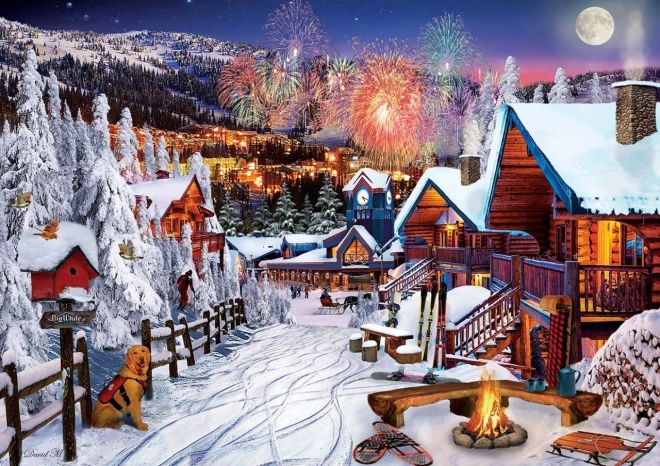 Puzzle Plaisirs d’hiver 1000 pièces