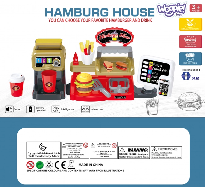 Fast Food XXL avec caisse et distributeur par WOOPIE