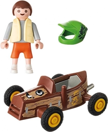 Figurine avec casque de protection