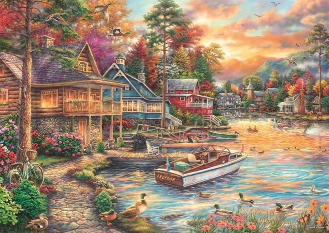 Puzzle Soirée au bord de mer 1000 pièces