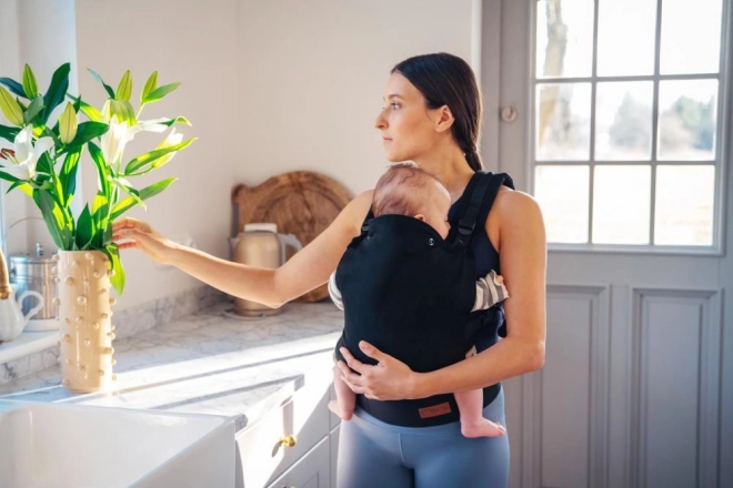 Porte-bébé ergonomique MoMi COLLET noir