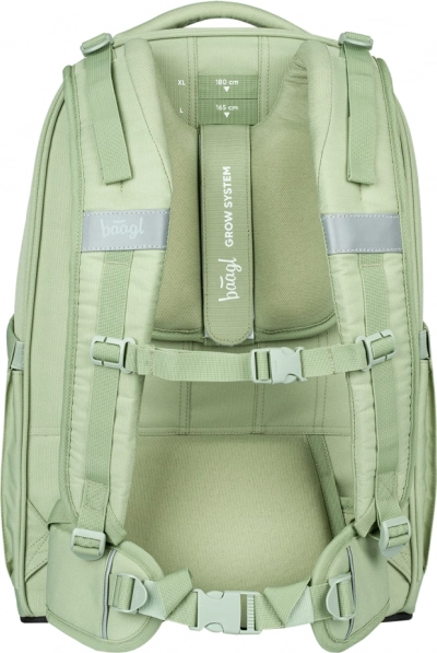 Ensemble pour écoliers BAAGL Skate Max Menthe : sac à dos, trousse, sac