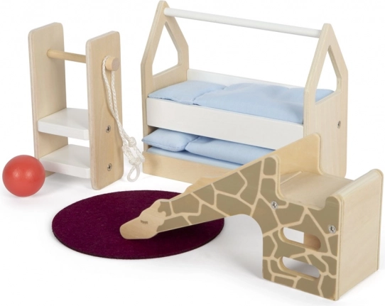 Chambre d’enfant pour maison de poupées