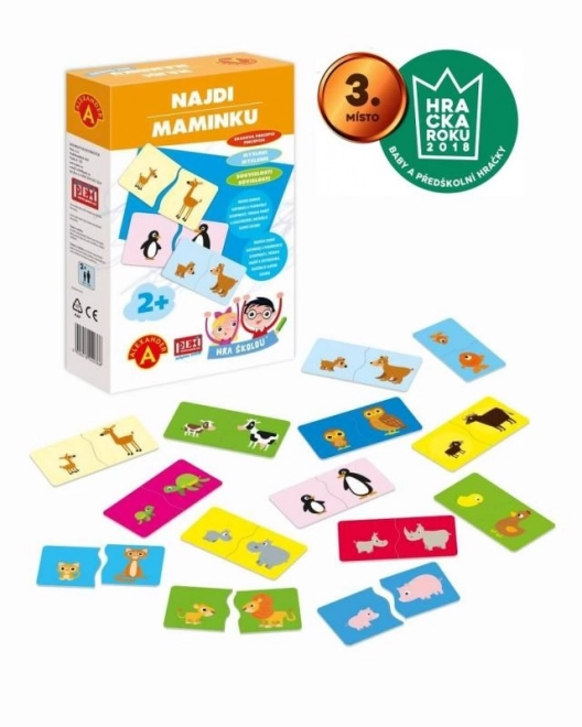 Trouve maman - jeu d'école