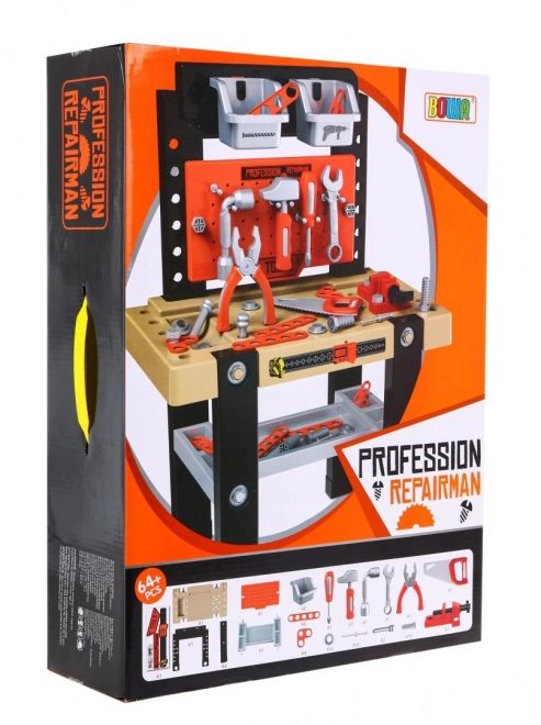 Bureau de travail pour enfants Little DIY - 64 pièces