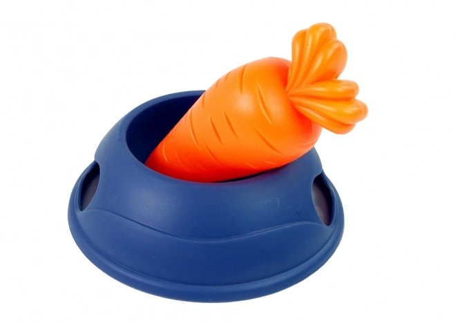 Lapin Interactif Bunny Rabbit Bol de Carotte Blanc Mascotte