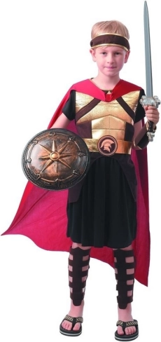 Costume de carnaval Gladiateur pour enfants, taille 120-130 cm