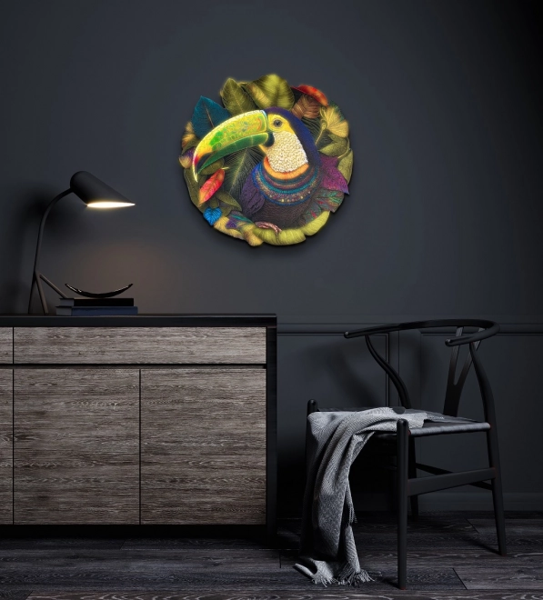 Puzzle en bois toucan 500 pièces