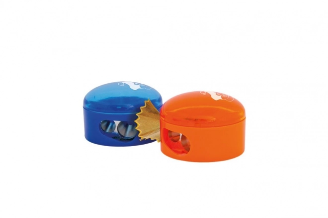 Taille-crayon double avec couvercle