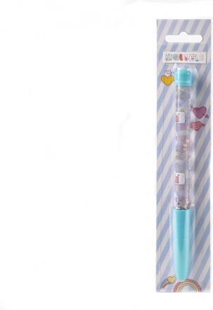 Stylo bille à eau avec paillettes, quatre couleurs