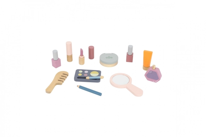 Ensemble de maquillage en bois
