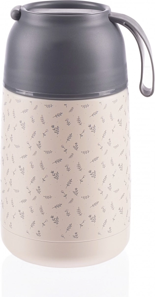 Thermos alimentaire avec poignée en silicone 620 ml, Flowers