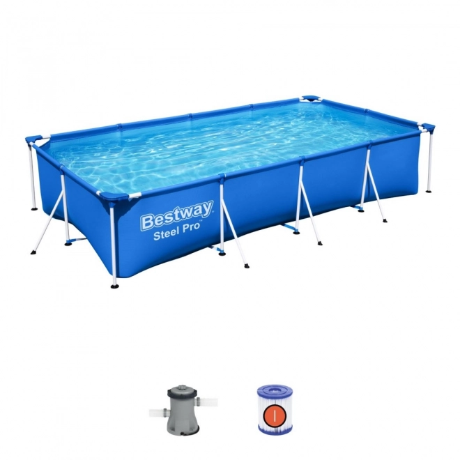 Piscine tubulaire Bestway Steel Pro 400 x 211 x 81 cm