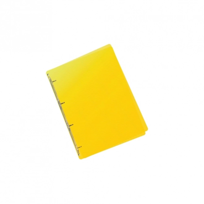 Classeur PP A5 Lignes jaune