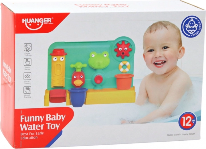 Apprendre en jouant pendant le bain