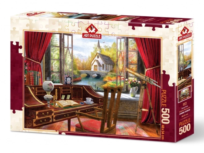 ART PUZZLE Puzzle Vue depuis le bureau 500 pièces
