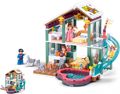 4 figurines avec parties articulées