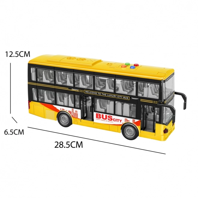 Autobus réaliste avec lumières et sons