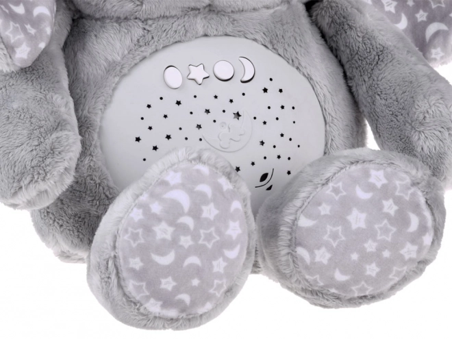 Lapin projecteur avec berceuses et bruit blanc
