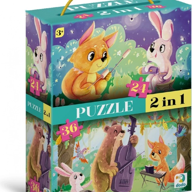 DODO Puzzle Soirées d'été 2 en 1