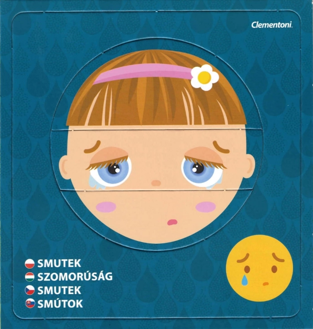 CLEMENTONI Young Learner : De nombreux visages 6x3 pièces