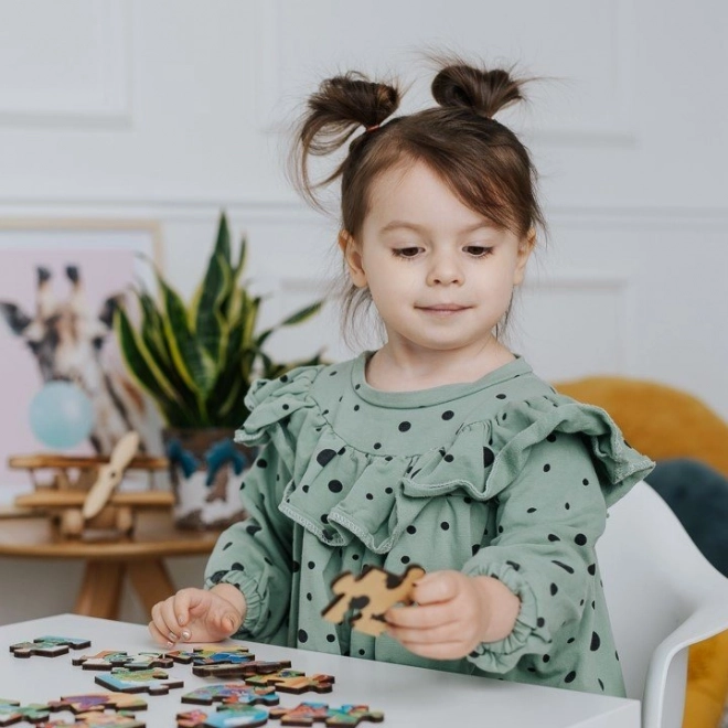TREFL Puzzle en bois Bing: Rencontrez Bing 24 pièces