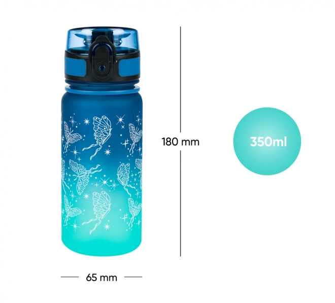 Bouteille BAAGL Tritan à boire Dégradé Papillon 350 ml