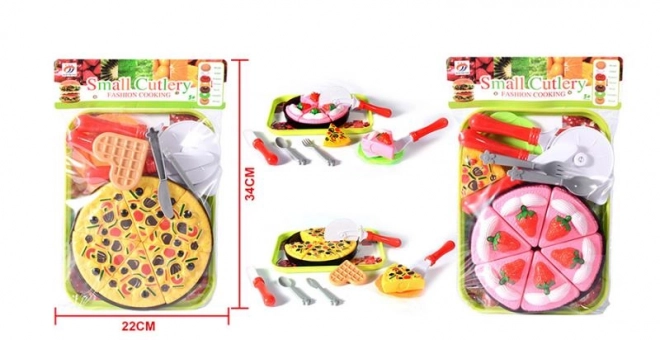 Ensemble de pizza/gâteau