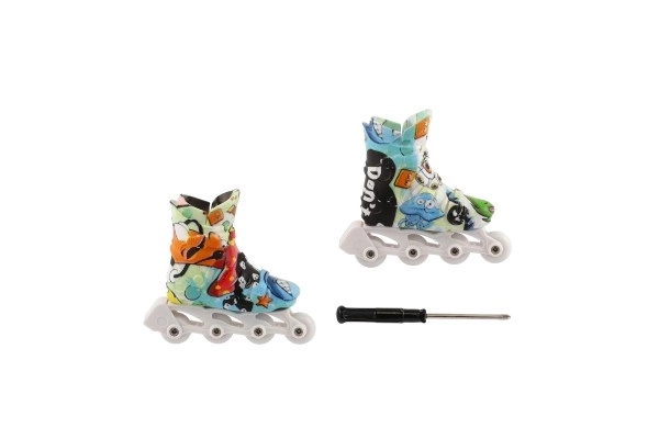 Patins à doigts avec tournevis