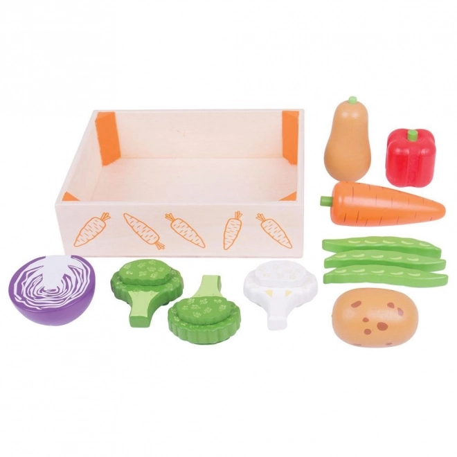 Boîte avec Légumes Bigjigs Toys