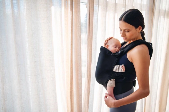 Porte-bébé ergonomique MoMi COLLET noir