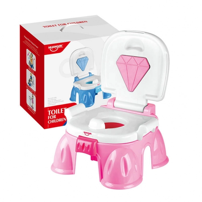 Pot de nuit musical rose Huanger