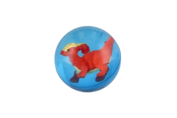 Balle/ballon avec dinosaure 4cm assortiment de types 32 pièces dans un pot