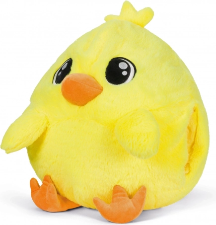 Cozy Noxxiez coussin chauffant en peluche 3 en 1 – poussin