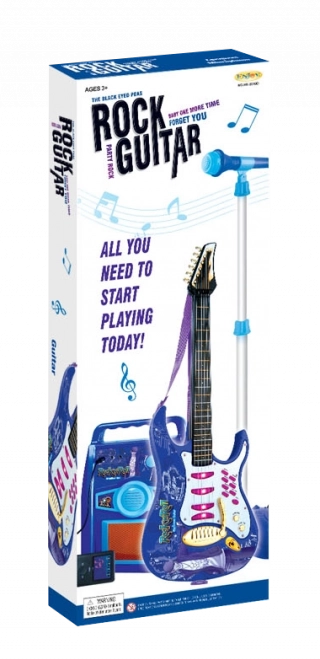 guitare pour enfants avec haut-parleur et microphone