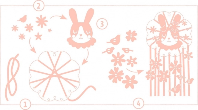 DJECO DIY Attrape-rêves Lapin