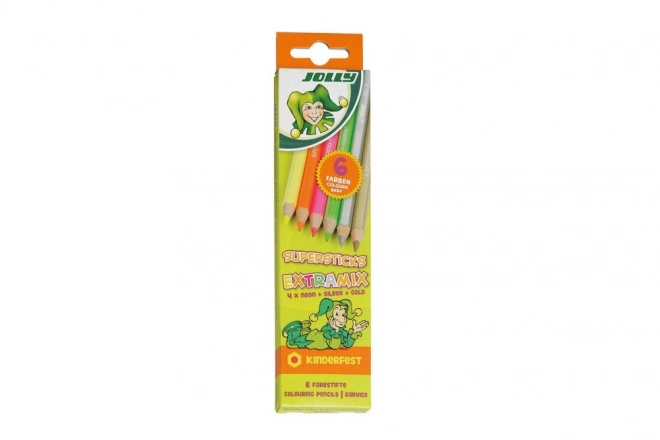 Crayons de couleur Extramix - Néon et Métallique