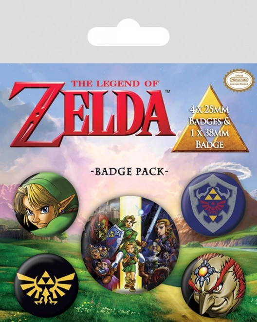 Set de badges The Legend of Zelda (5 pcs)