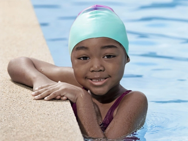 Bonnet de bain en silicone coloré pour enfants Bestway