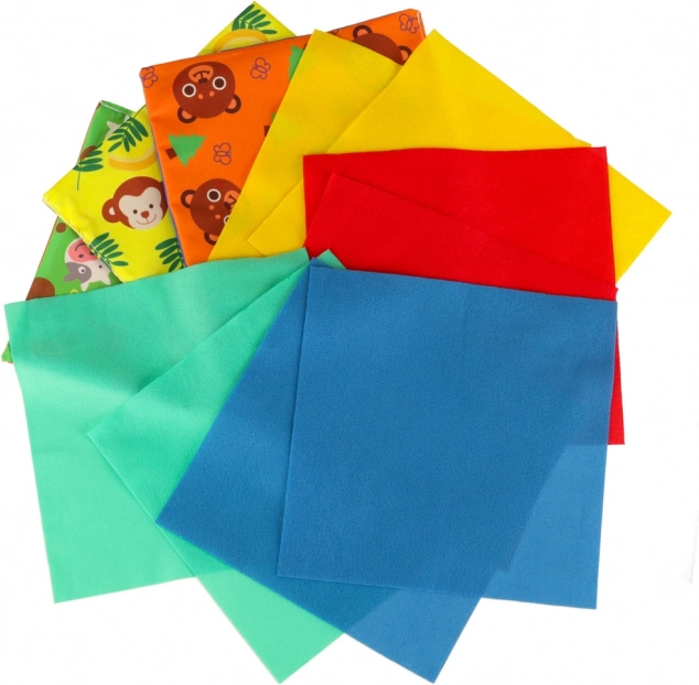 Jouet sensoriel Montessori avec mouchoirs et tapis 2en1
