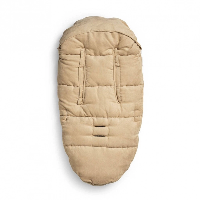 Elodie Details - Sac de couchage pour poussette - Aviator Noir – Beige/gris || Alcantara