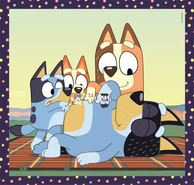 CLEMENTONI Puzzle Bluey 3x48 pièces