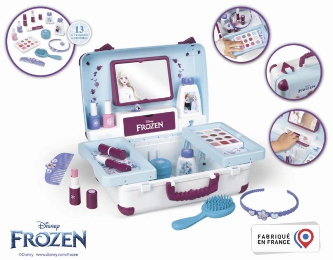 Malette cosmétique avec accessoires La Reine des Neiges
