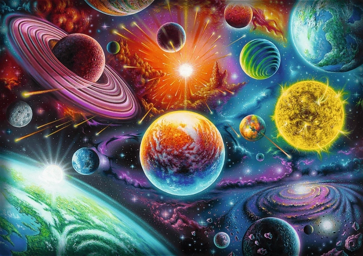 Puzzle 1000 pièces – aventure cosmique TREFL DreamScapes