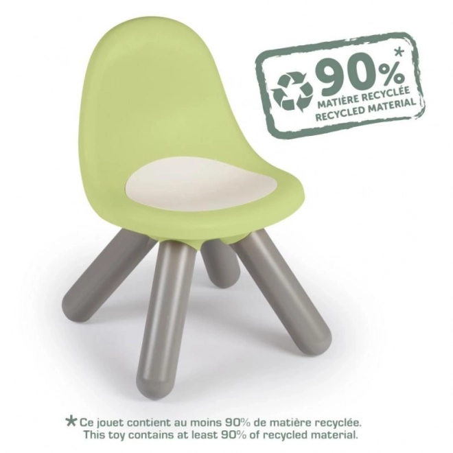 Chaise pour enfants design verte