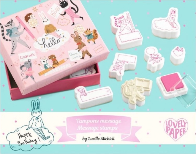 DJECO Tampons pour messages - Lucille
