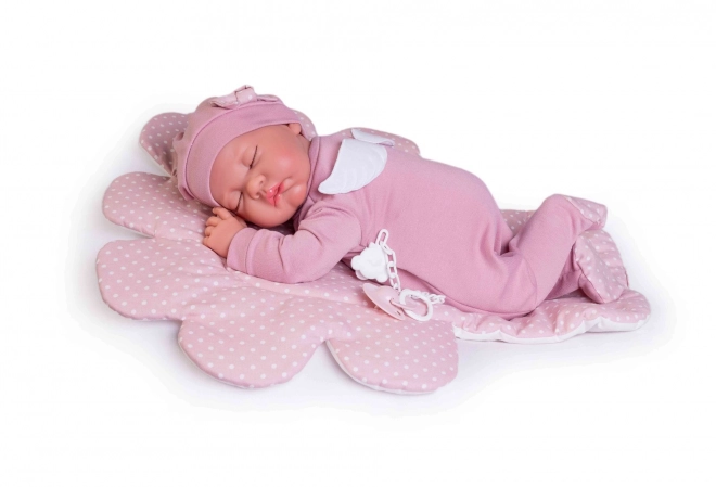 Antonio Juan 33226 LUNA - poupée réaliste endormie avec un corps en tissu doux - 42 cm
